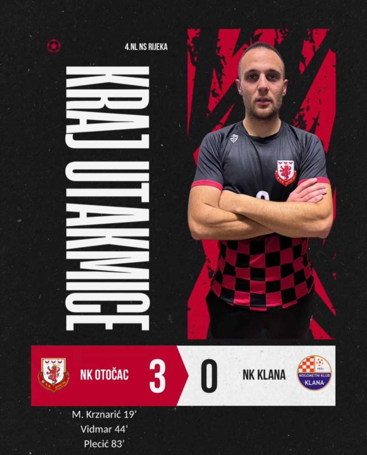 Pobjeda protiv NK Klana!